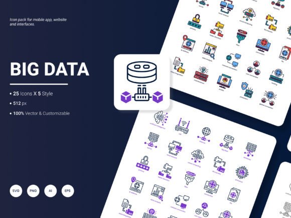 Big Data Icon Pack Review for Embroidery Projects