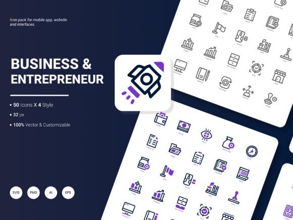 Business and Entrepreneur Icon Pack Review