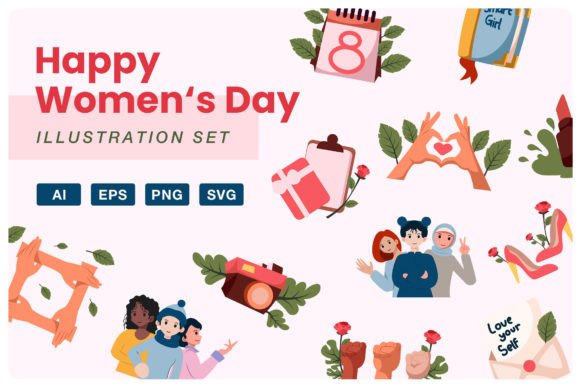 International Woman s Day Illustration for Branding and Marketing